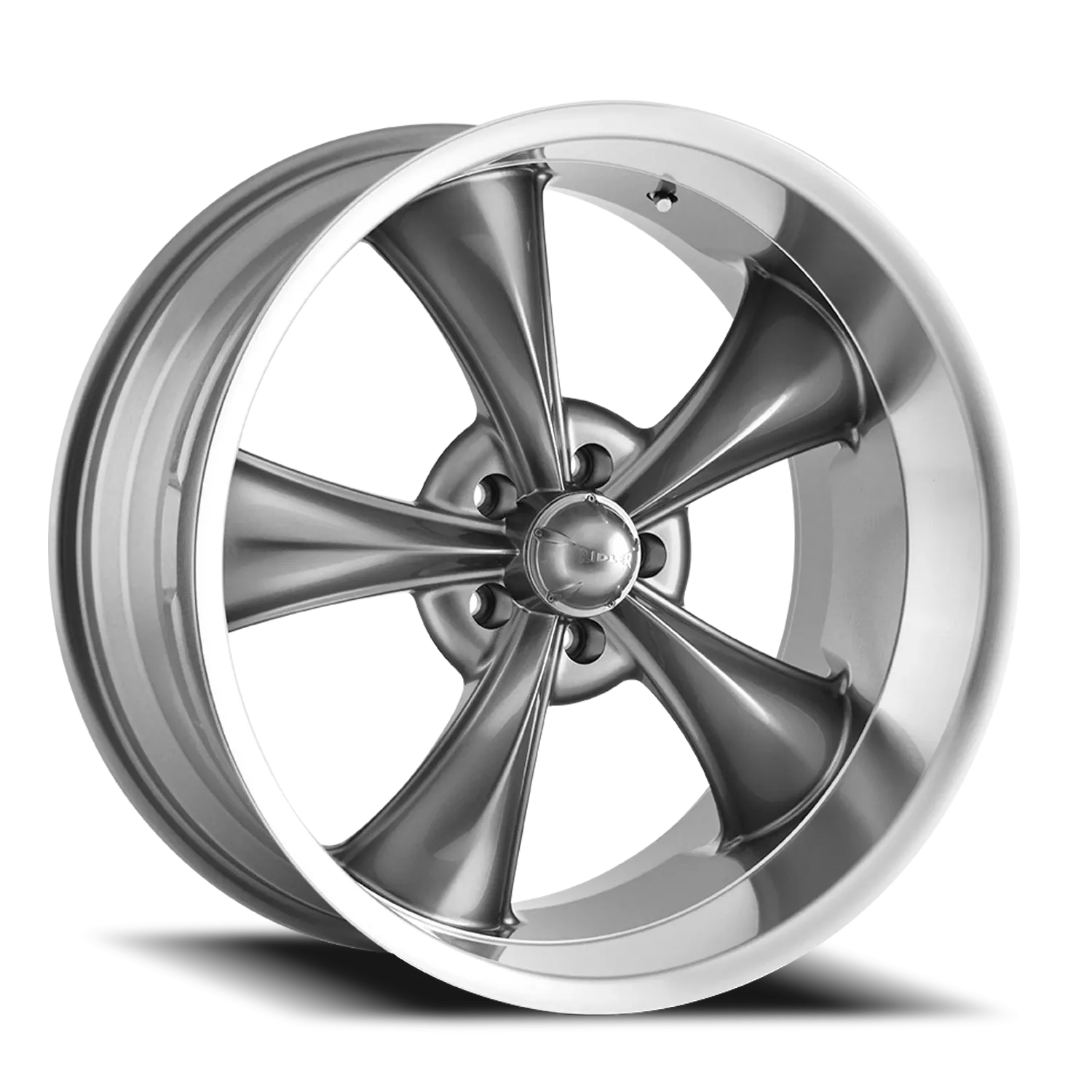 RIDLER 695 GLOSS GREY MACHINED 17X7 GLOSS GREY/MACHINED LIP