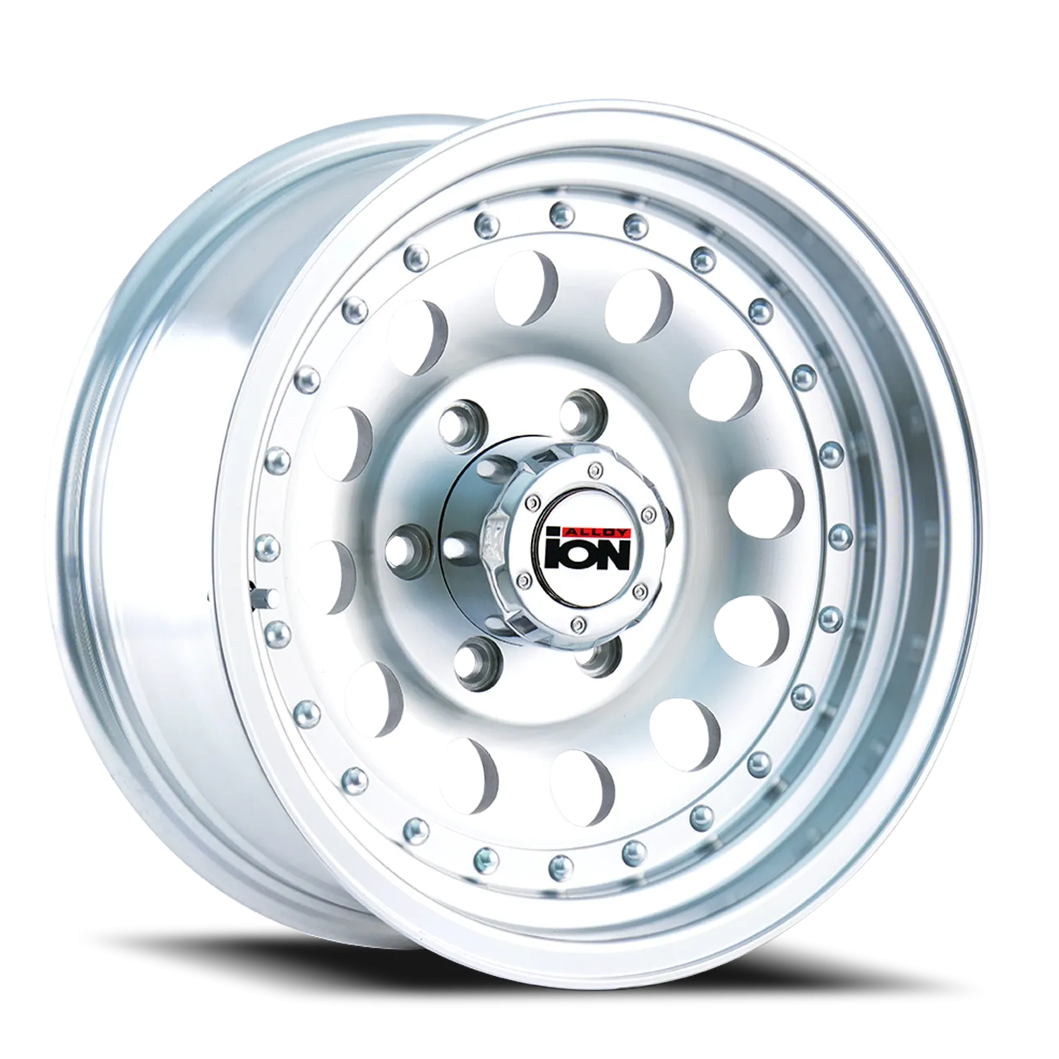 ION 71 MACHINED 15X8 BLACK WITH MACHINED LIP
