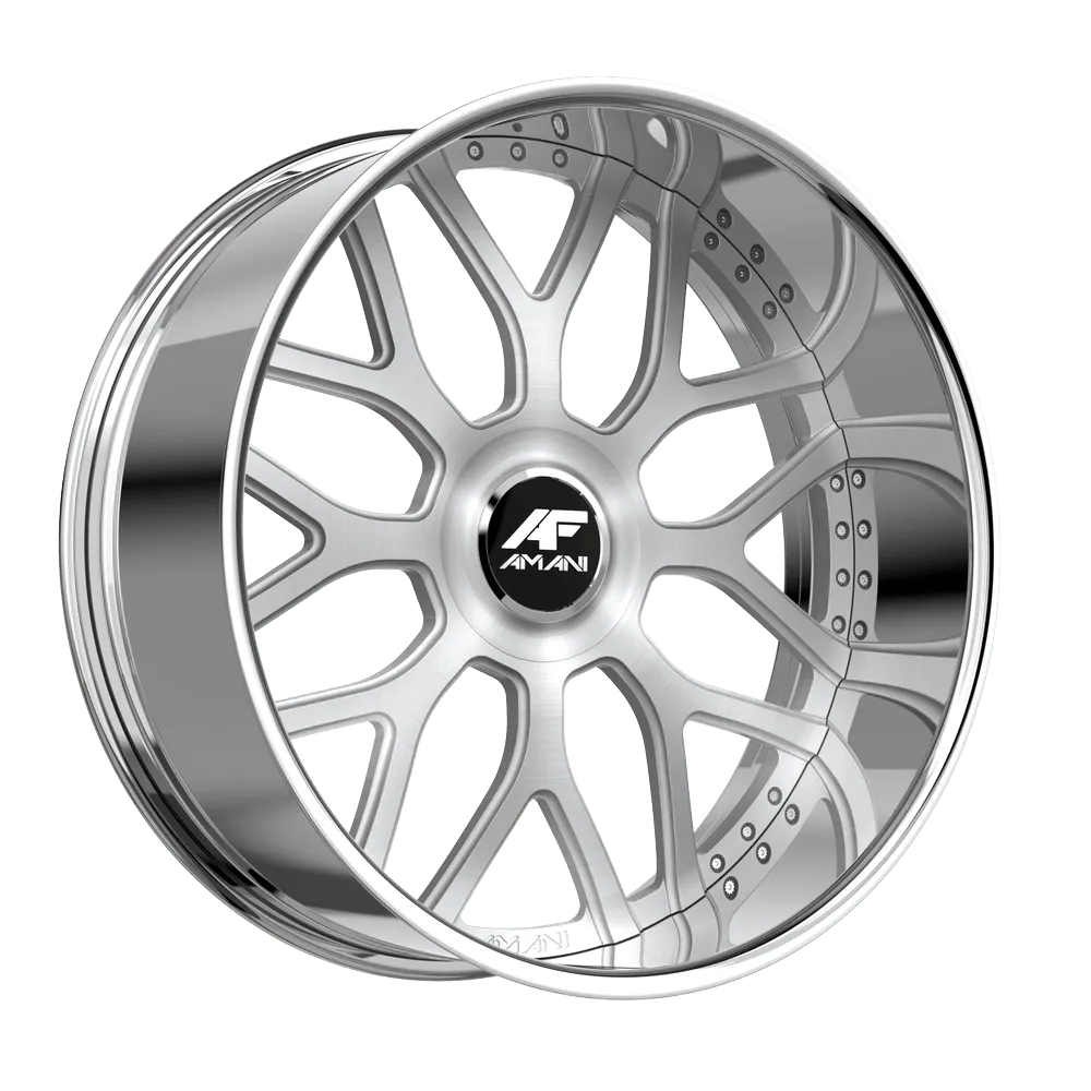 AMANI ALLORA 22X9 BRUSH CENTER CHROME LIP