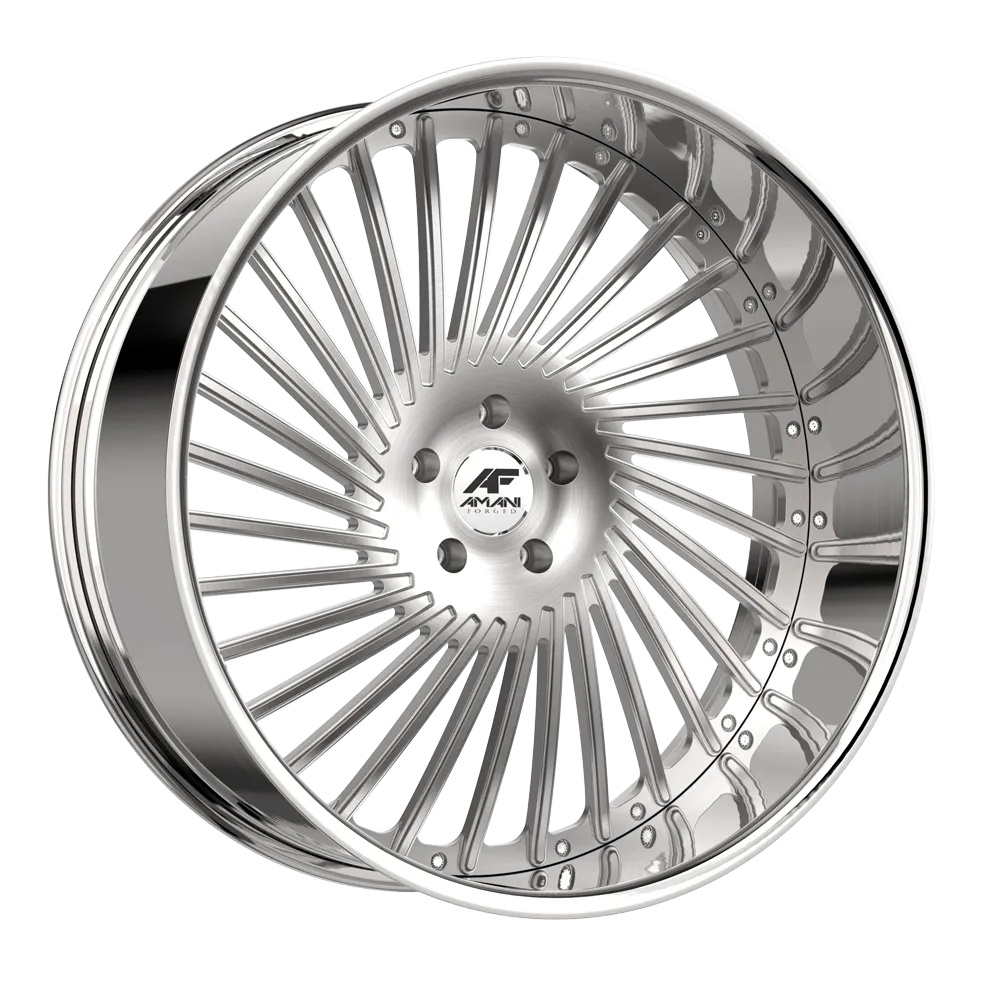 AMANI CHILE 22X9 BRUSH CENTER CHROME LIP