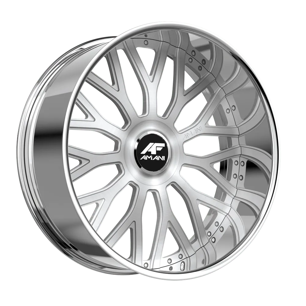 AMANI SORLENO 22X9 BRUSH CENTER CHROME LIP