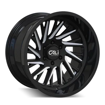 CALI OFF-ROAD PURGE 9114 GLOSS BLACK MILLED 20X10 GLOSS BLACK
