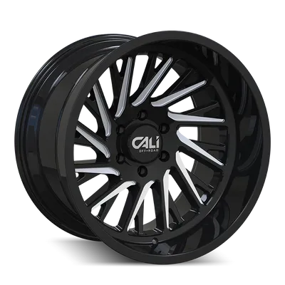 CALI OFF-ROAD PURGE 9114 GLOSS BLACK MILLED 20X12 GLOSS BLACK