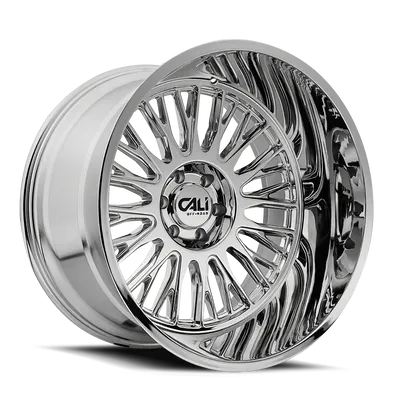 CALI OFF-ROAD VERTEX 9116 CHROME 20X10 GLOSS BLACK