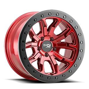 DIRTY LIFE DT-1 9303 CRIMSON CANDY RED 17X9 CRIMSON CANDY RED