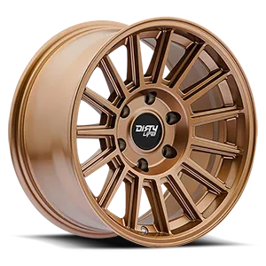 DIRTY LIFE JOURNEY 9316 SATIN BRONZE 17X8.5 MATTE BLACK W/SIMULATED RING