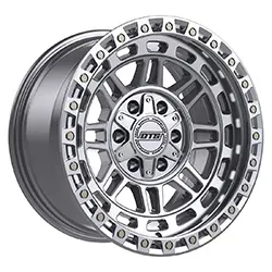 DROPSTARS TRAIL SERIES 603MS 17x9 Silver with Machined Face