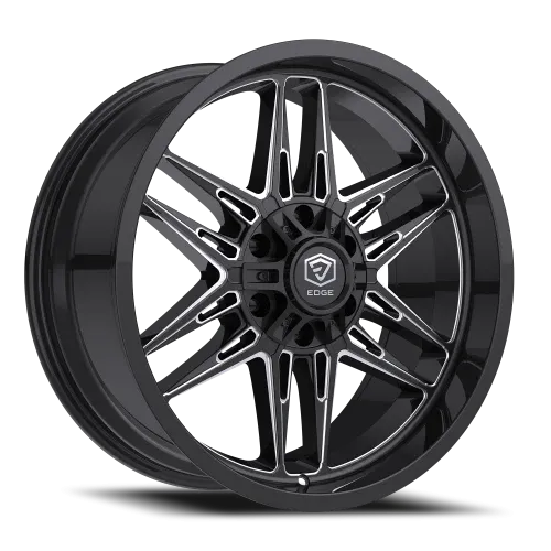 EDGE OFF ROAD 303BM 20X9 Gloss Black w/Milled Accents