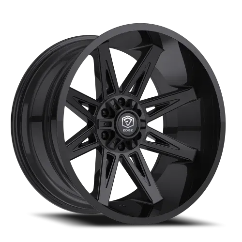 TIS 547BM 26X14 GLOSS BLACK W/MILLED ACCENTS