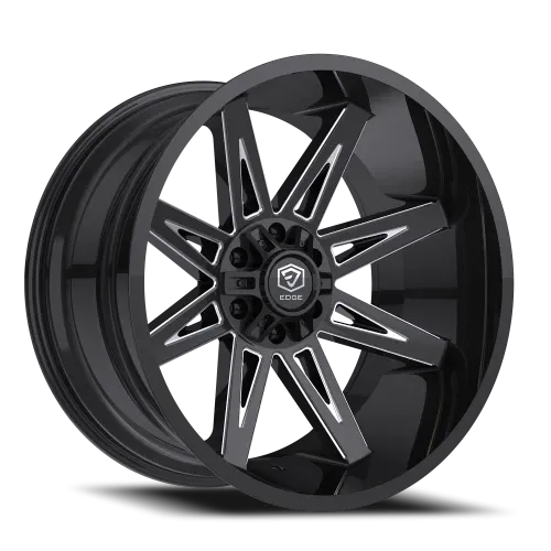 EDGE OFF ROAD 304BM 20X10 Gloss Black w/Milled Accents
