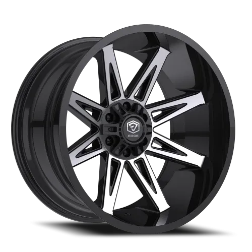 EDGE OFF ROAD 305BM 22X10 GLOSS BLACK W/MILLED ACCENTS