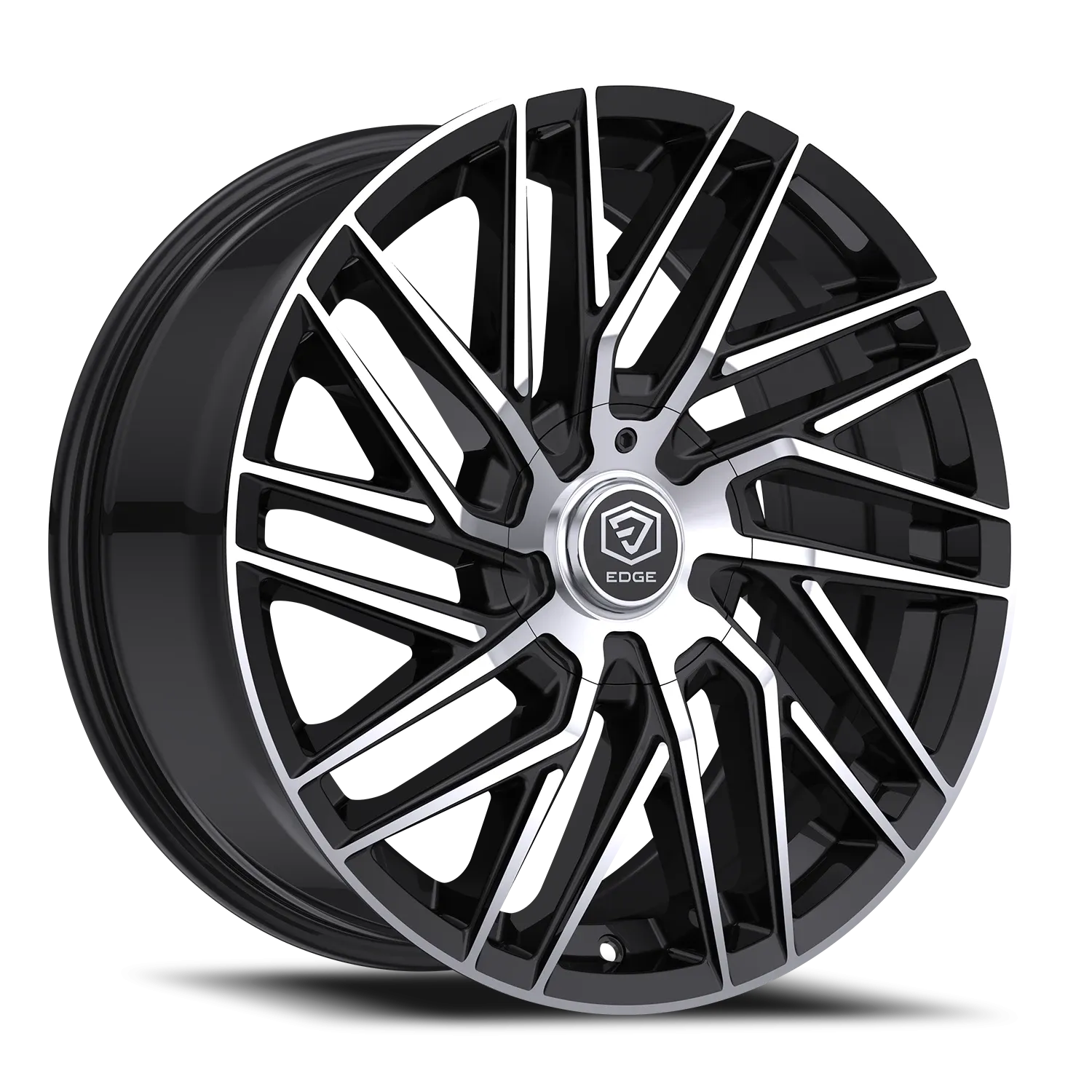 EDGE STREET 356MB 18X8 GLOSS BLACK MACHINED FACE