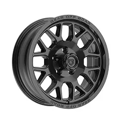 GEAR OFF ROAD 763B Trailer 16x6 Gloss Black/Milled Accents