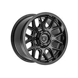 GEAR OFF ROAD 771B 18x9 Gloss Black/Milled Accents