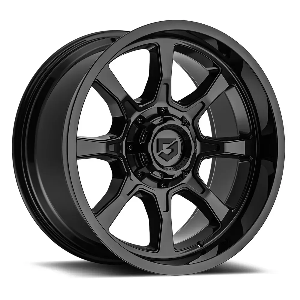 GEAR OFF ROAD 772B 17x9 Gloss Black/Milled Accents
