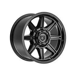 GEAR OFF ROAD 773B 18x9 Gloss Black/Milled Accents