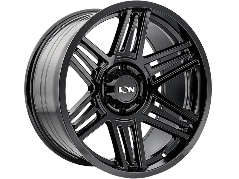 ION 147 GLOSS BLACK 17X9 MATTE BLACK