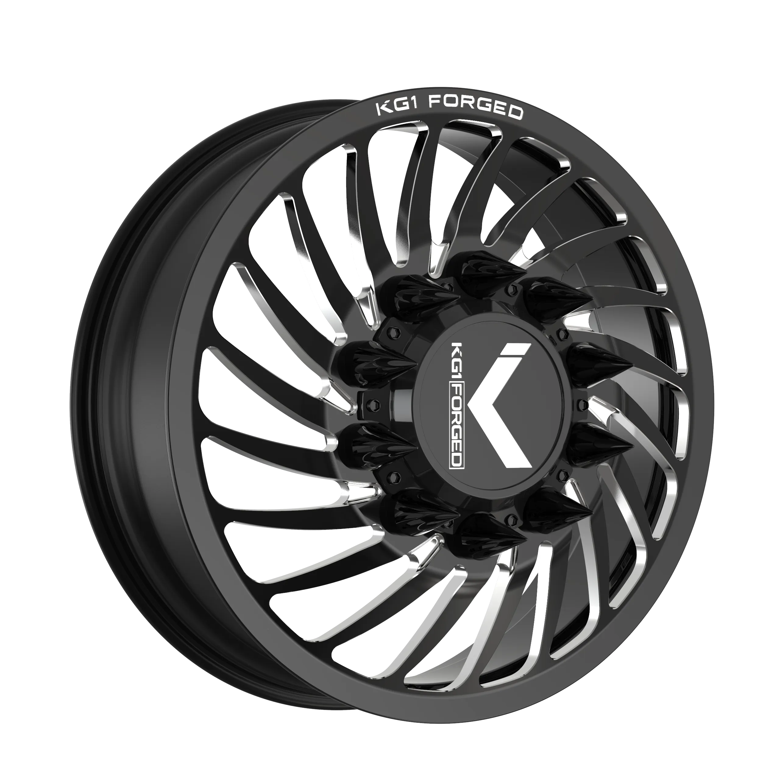 KG1 FORGED BENDER-KD 22X8.25 Gloss Black Milled