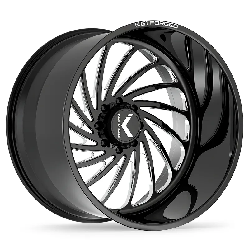 KG1 FORGED BENDER-KF 24X14 Gloss Black Milled