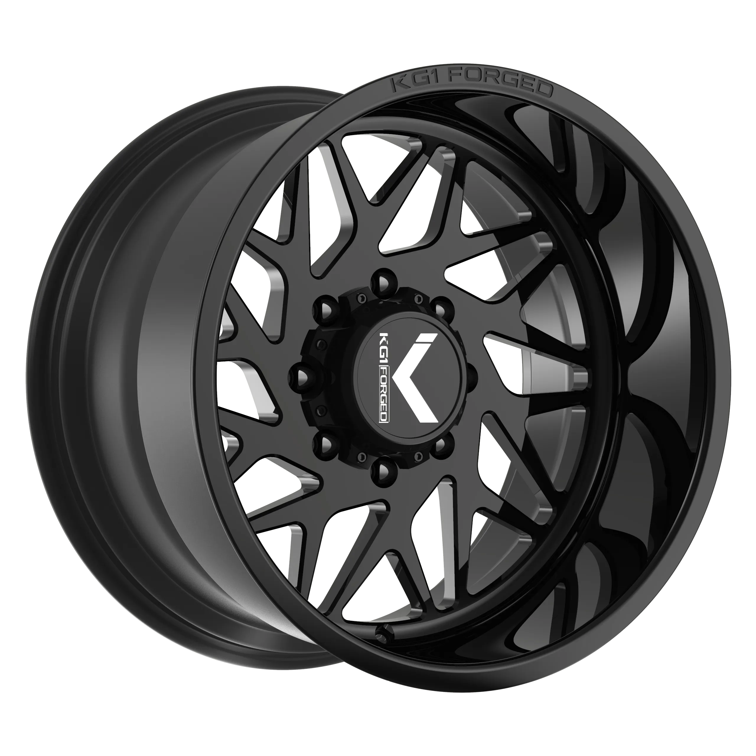 KG1 FORGED BYPASS-KT 22X10 GLOSS BLACK