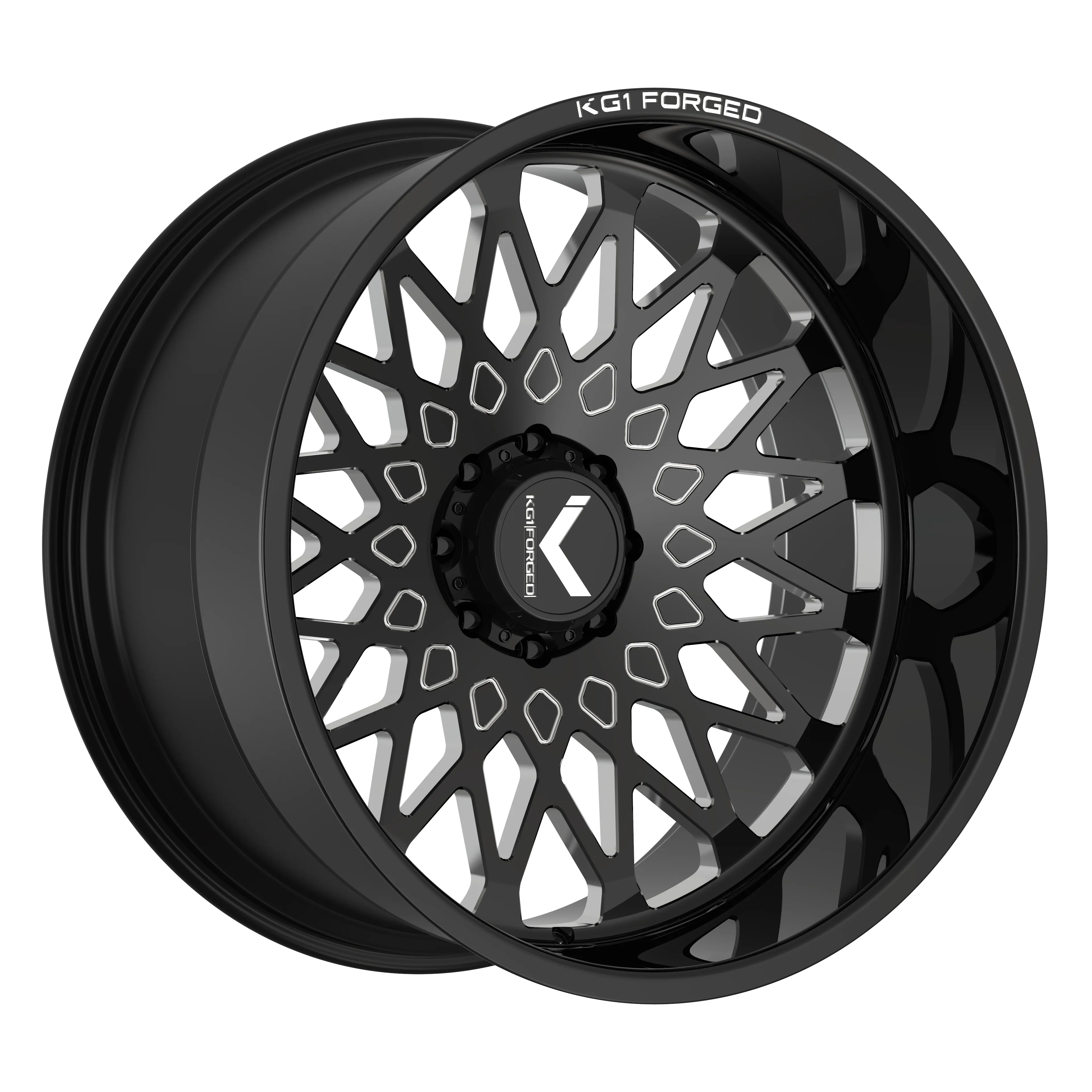 KG1 FORGED CHEMIST-KF 28X16 Gloss Black Milled