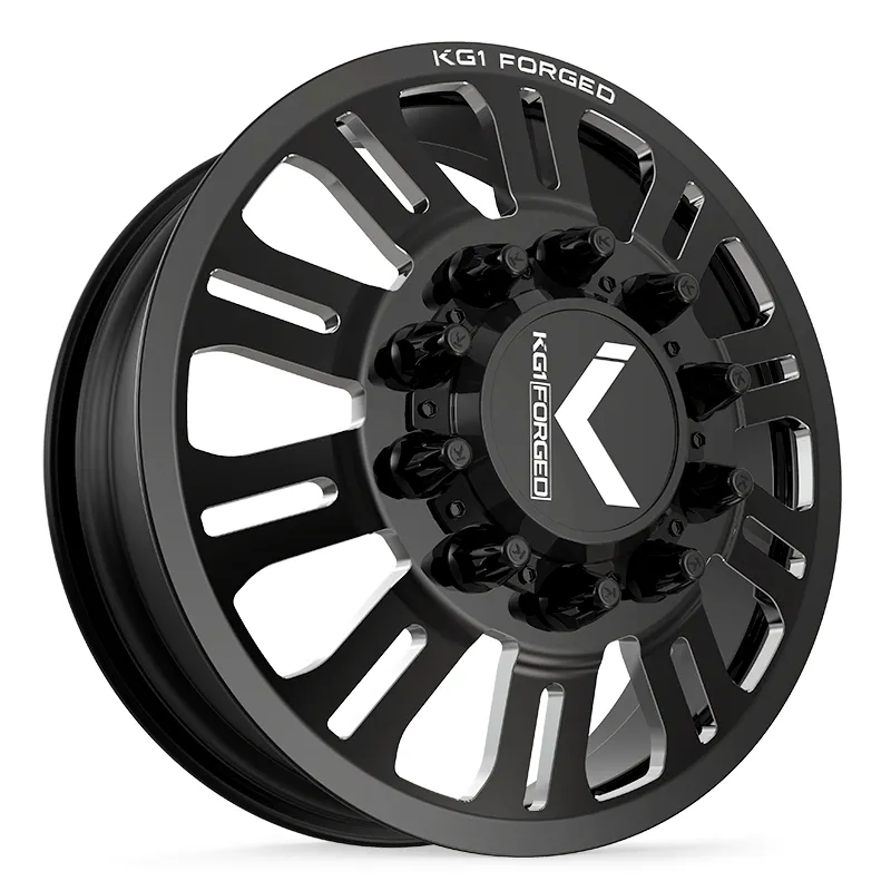 KG1 FORGED DUEL-KD 24X8.25 GLOSS BLACK MILLED