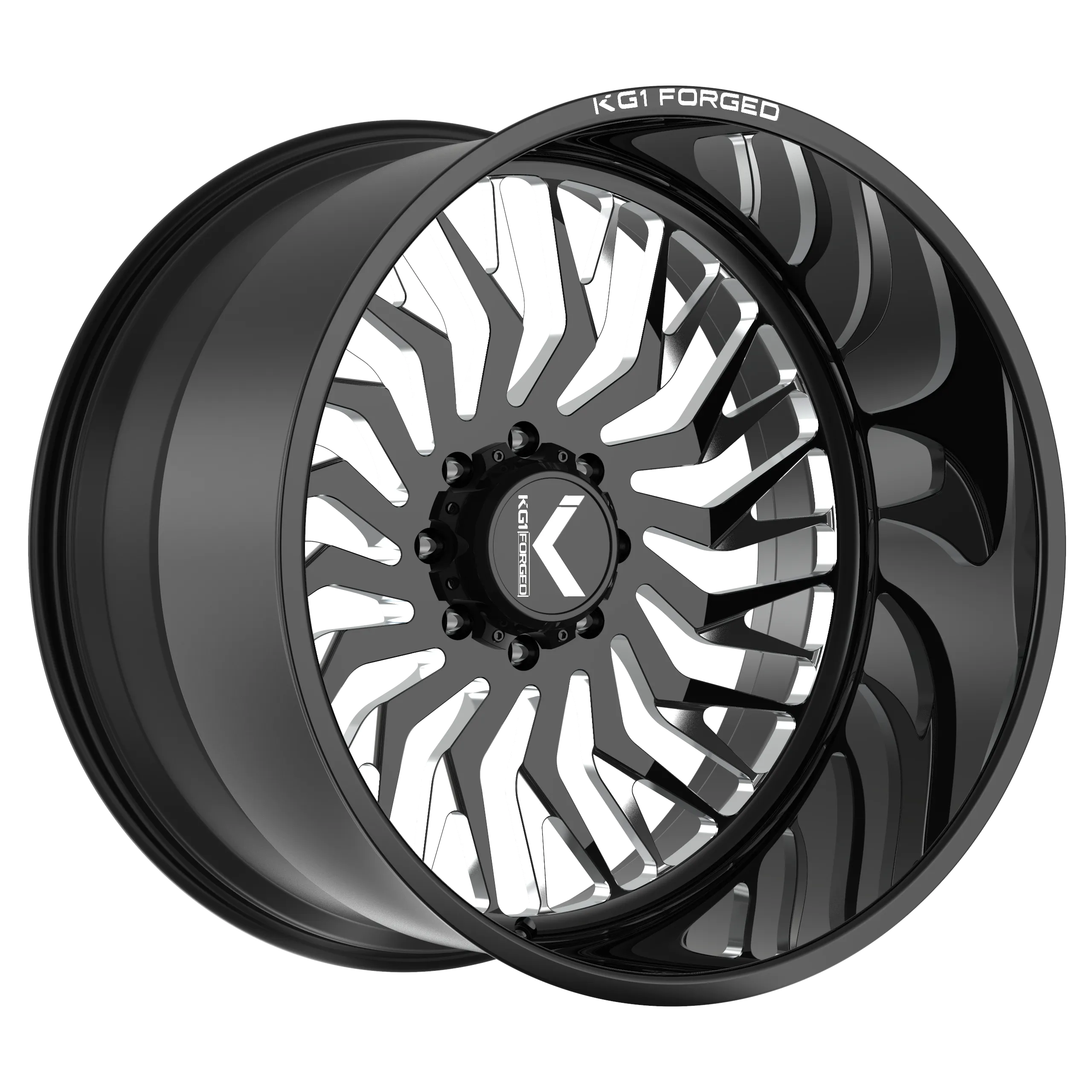 KG1 FORGED ELIXIR-KF 26X16 Gloss Black Milled
