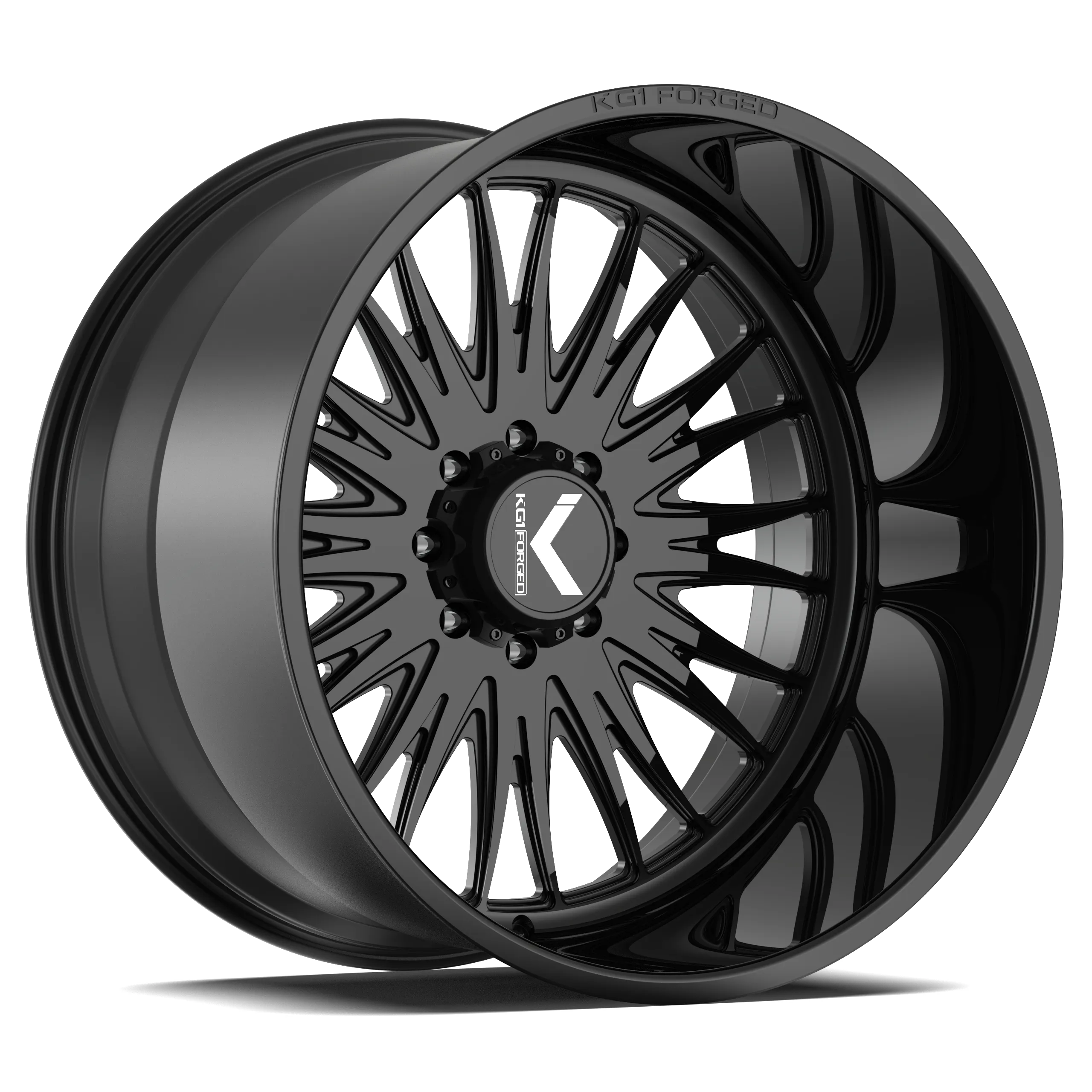 KG1 FORGED EXEC-KF 22X12 GLOSS BLACK