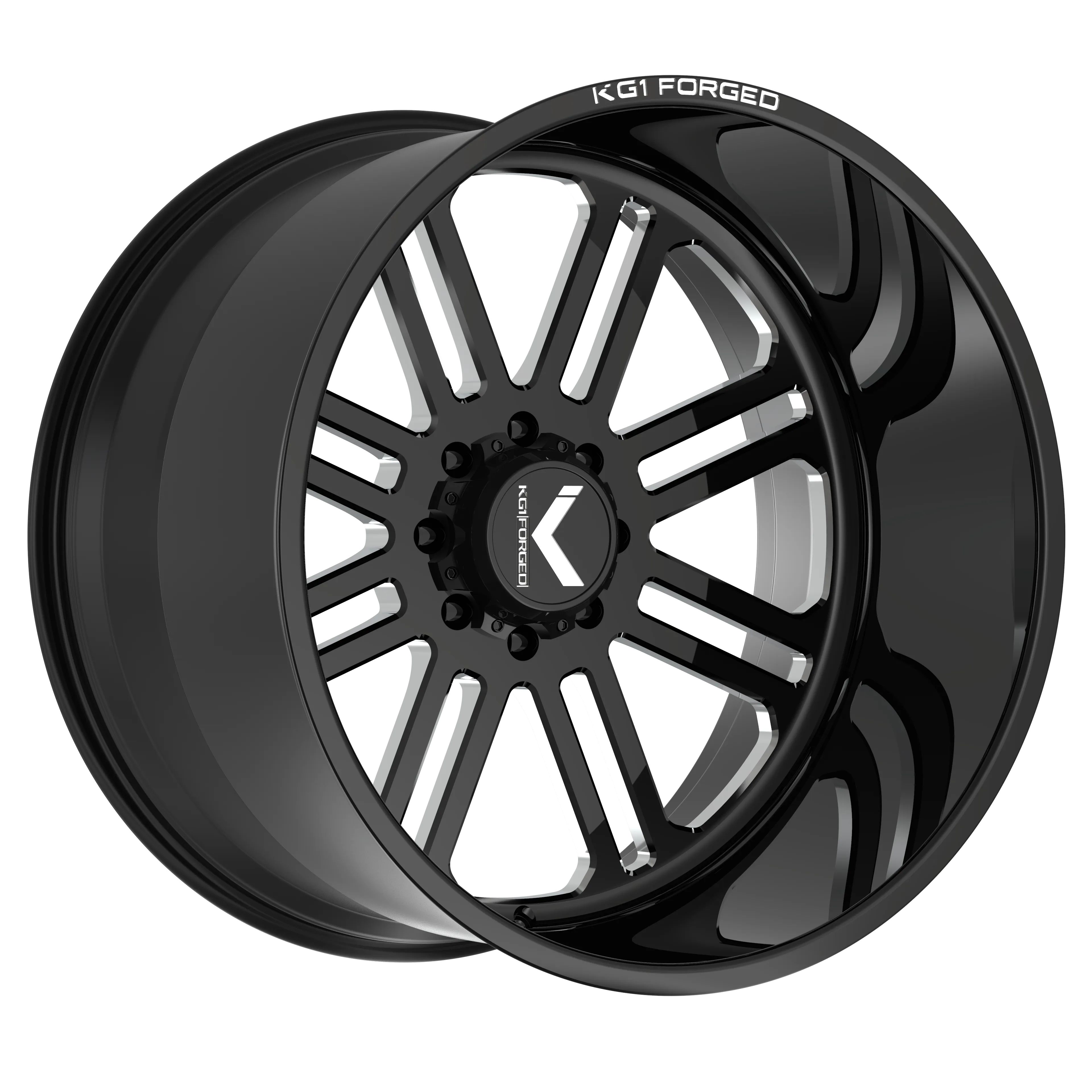 KG1 FORGED H8TER-KF 24X14 Gloss Black Milled
