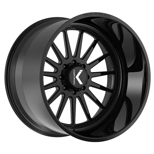 KG1 FORGED RAYS-KF 22X12 GLOSS BLACK
