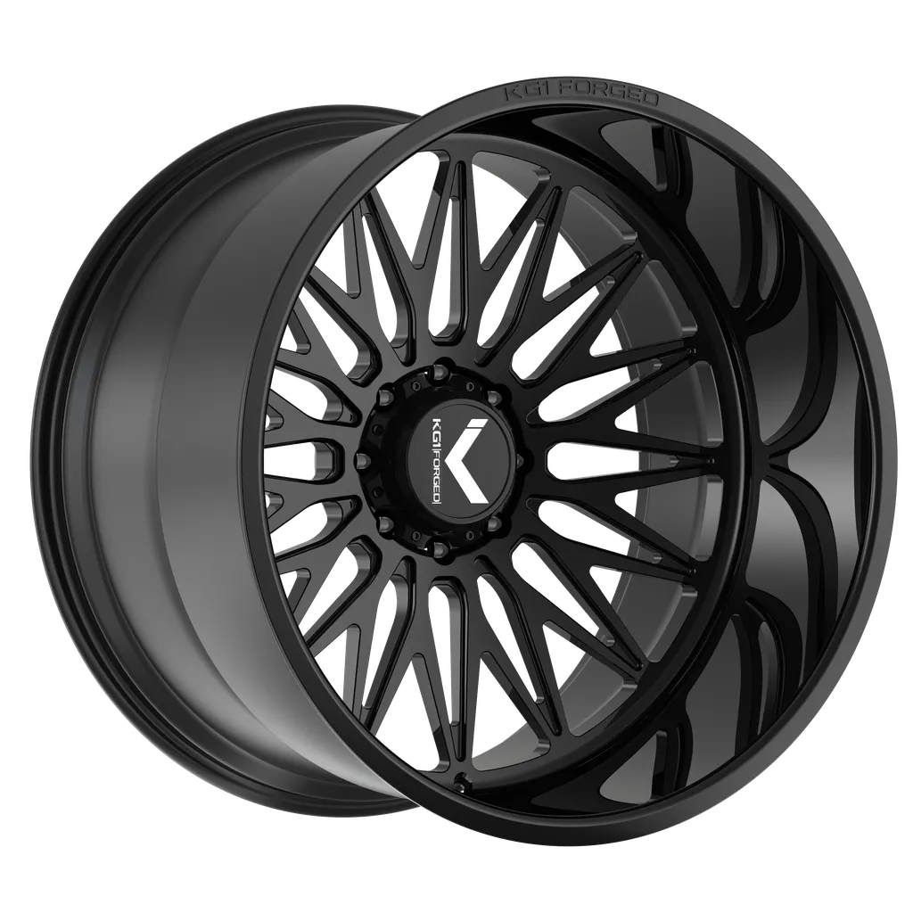 KG1 FORGED SEISMIC-KC 22X12 GLOSS BLACK