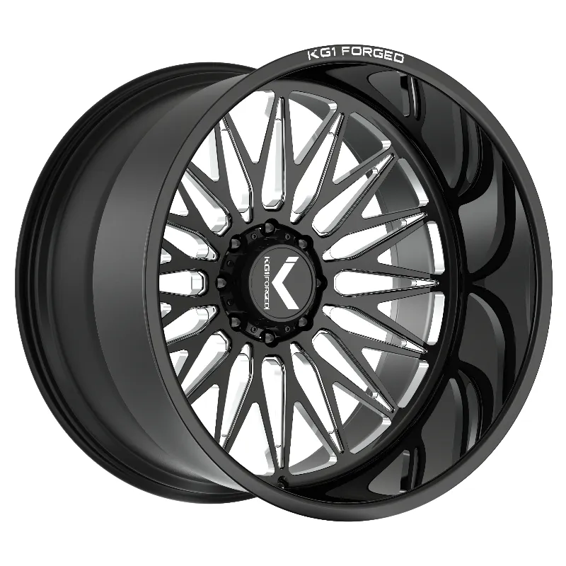 KG1 FORGED SEISMIC-KC 24X14 Gloss Black Milled