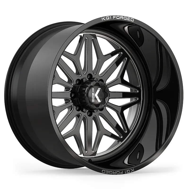 KG1 FORGED SNOW-KF 26X14 Gloss Black Milled