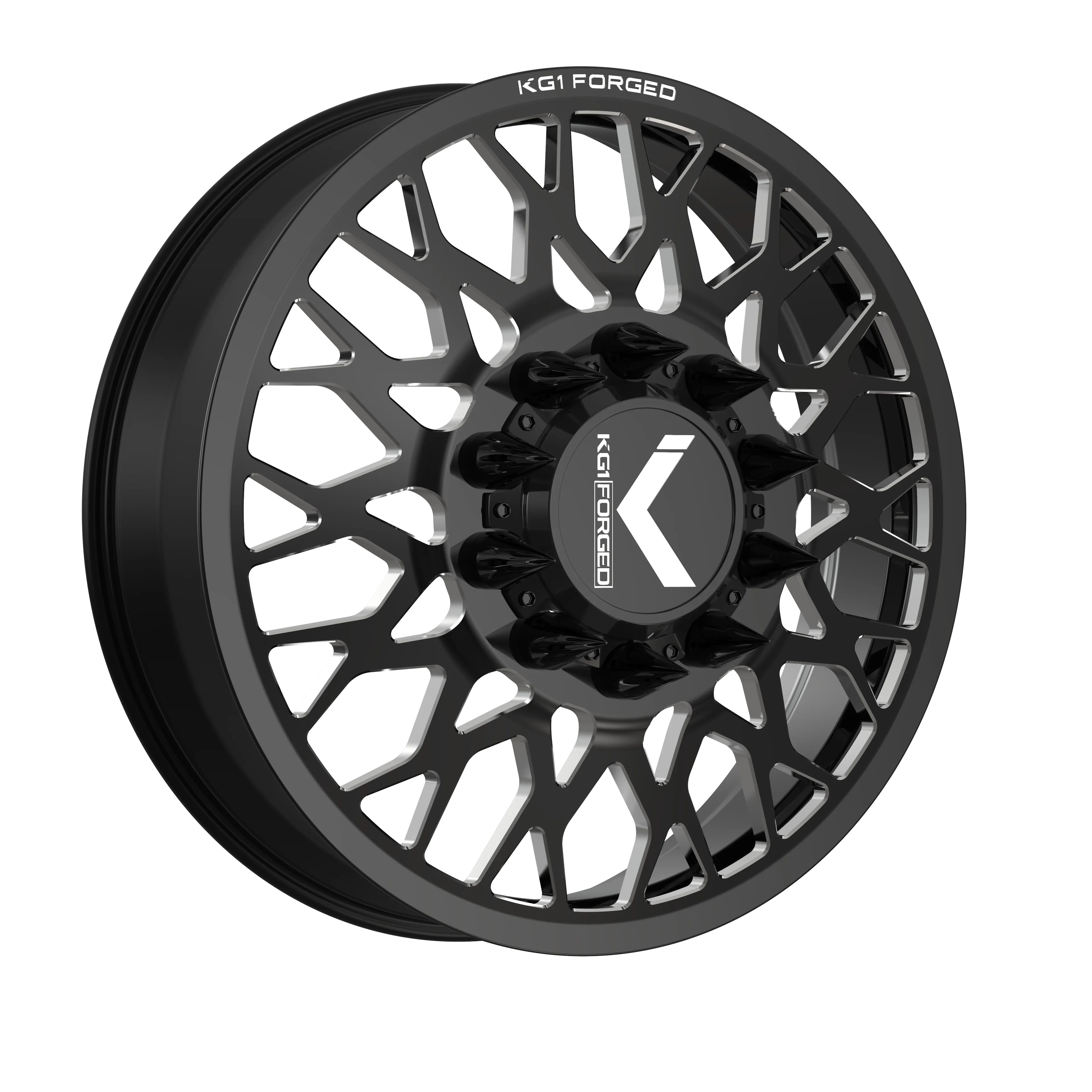 KG1 FORGED TORTURE-KD 22X8.25 Gloss Black Milled