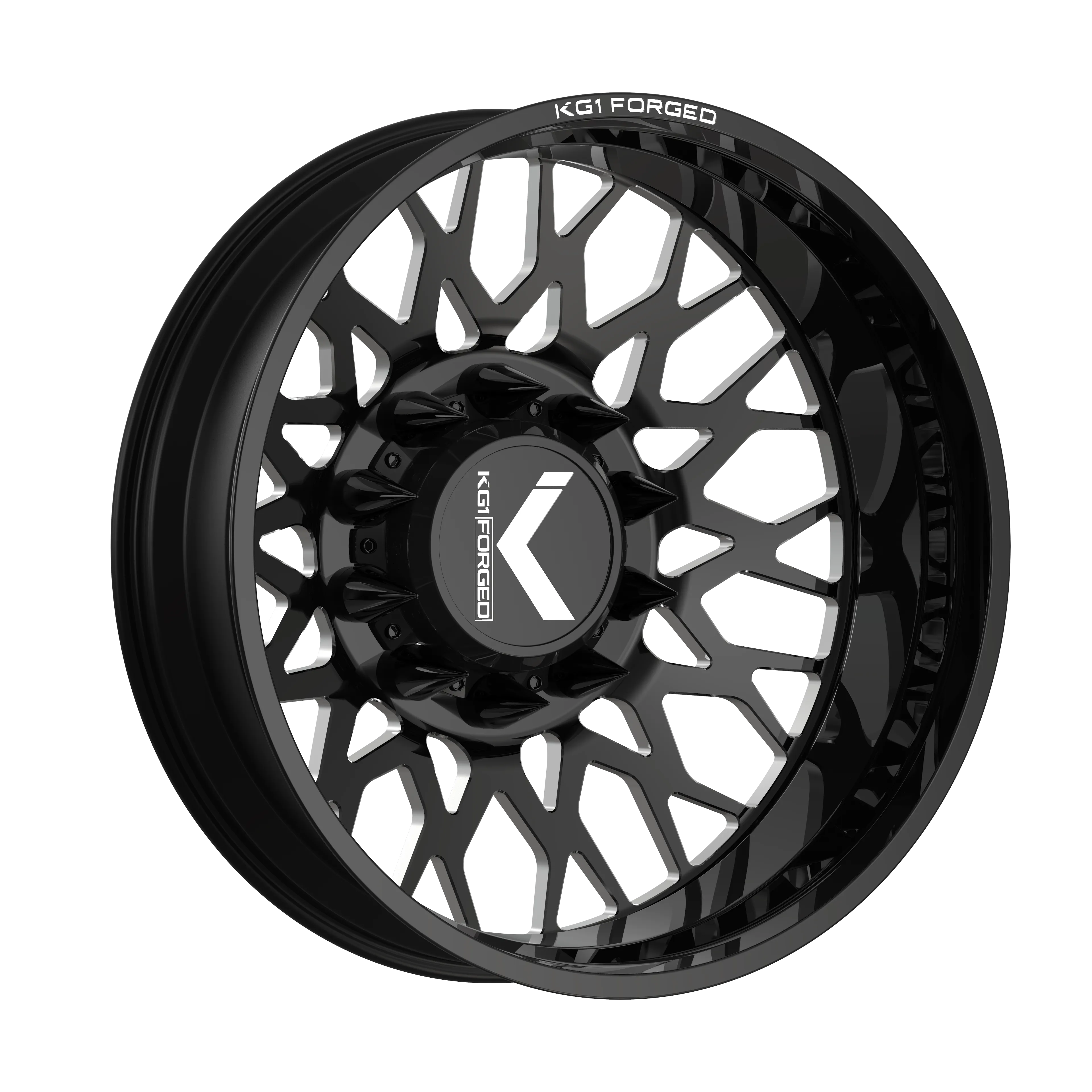 KG1 FORGED TORTURE-KD 22X8.25 Gloss Black Milled
