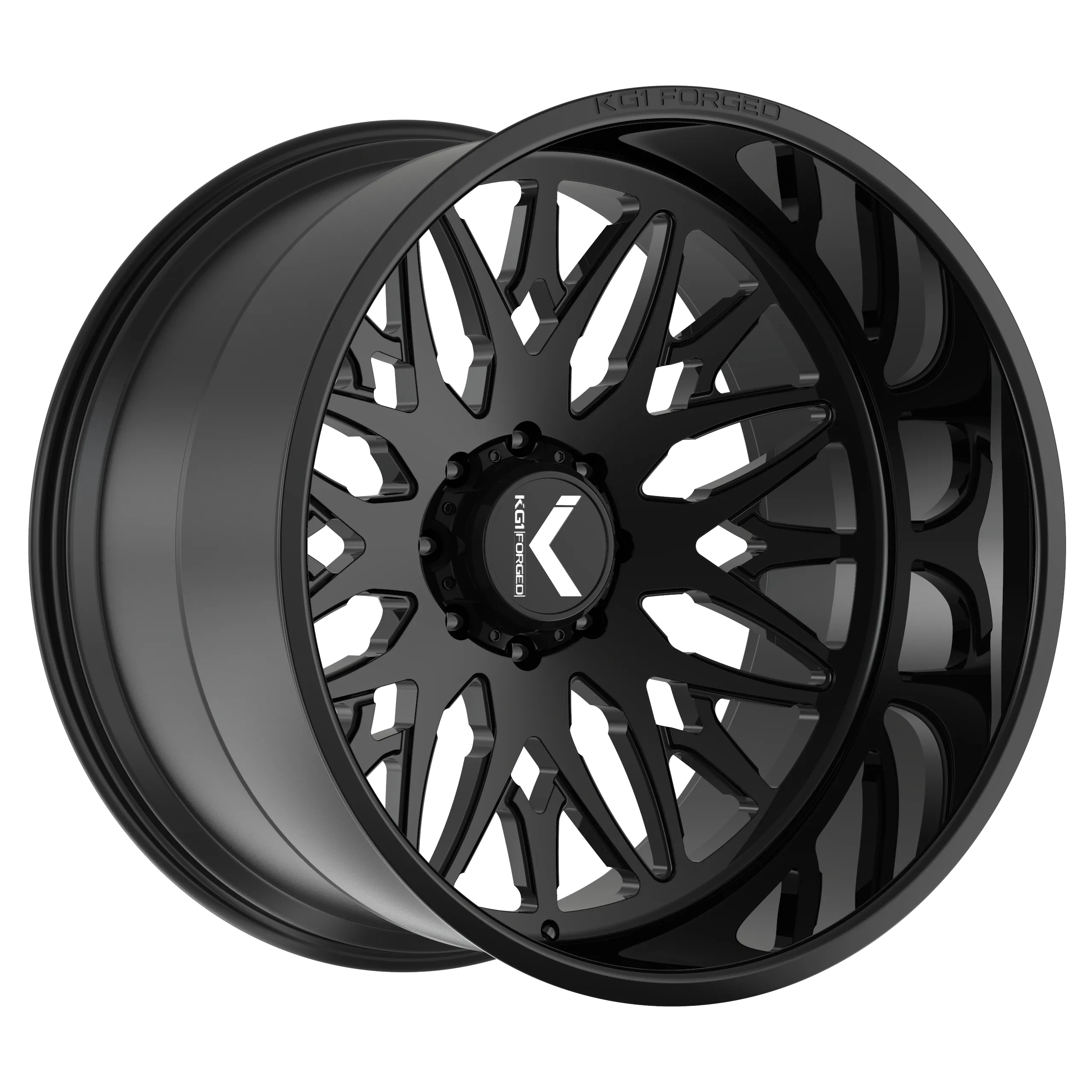 KG1 FORGED TRIDENT-KC 22X10 Gloss Black