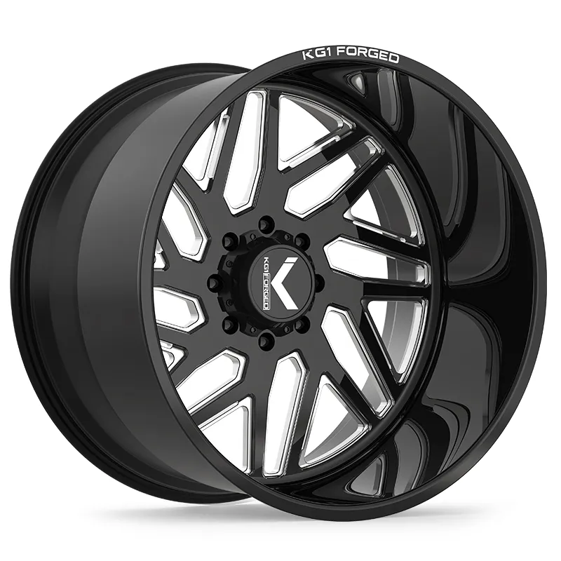 KG1 FORGED YAZ-N-KF 26X14 Gloss Black Milled