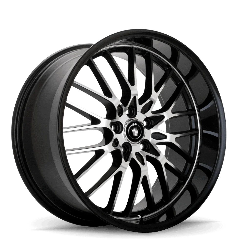 KONIG 16MB LACE 20X8.5 Gloss Black with Machined Face
