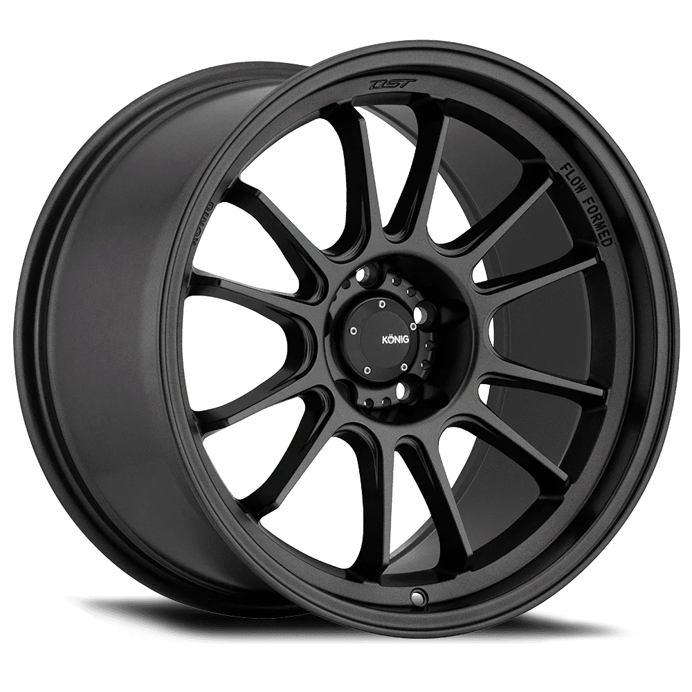 KONIG 47B HYPERGRAM 17x8 Matte Black