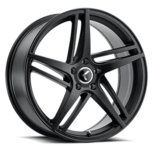 KRAZE MILANO KR195 SATIN BLACK 20X8.5 BLACK/MACHINED FACE