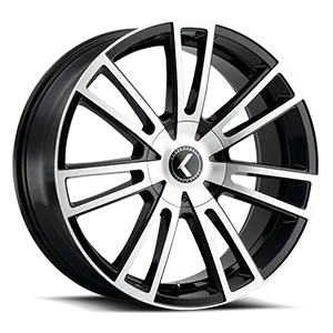 KRAZE SPECTRA KR183 GLOSS BLACK MACHINED 22X8.5 BLACK/MACHINED FACE