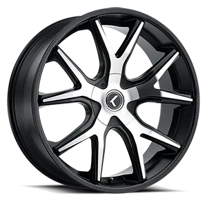 KRAZE SPLTZ KR146 GLOSS BLACK MACHINED 26X10 BLACK/MACHINED FACE