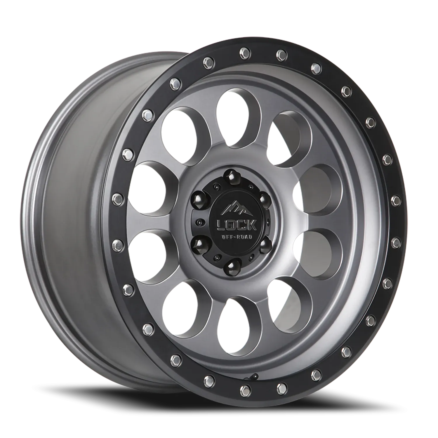 LOCK OFFROAD 50CAL 20X9 MATTE