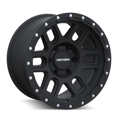 MAYHEM DELTA 8304 MATTE BLACK 17X9 MATTE BLACK