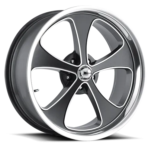 RIDLER 645 MATTE BLACK MACHINED AND POLISH 18X9.5 MATTE BLACK