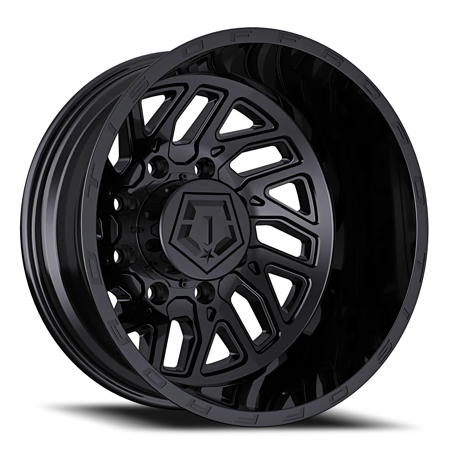 TIS 544B Dually 20x8.25 Gloss Black
