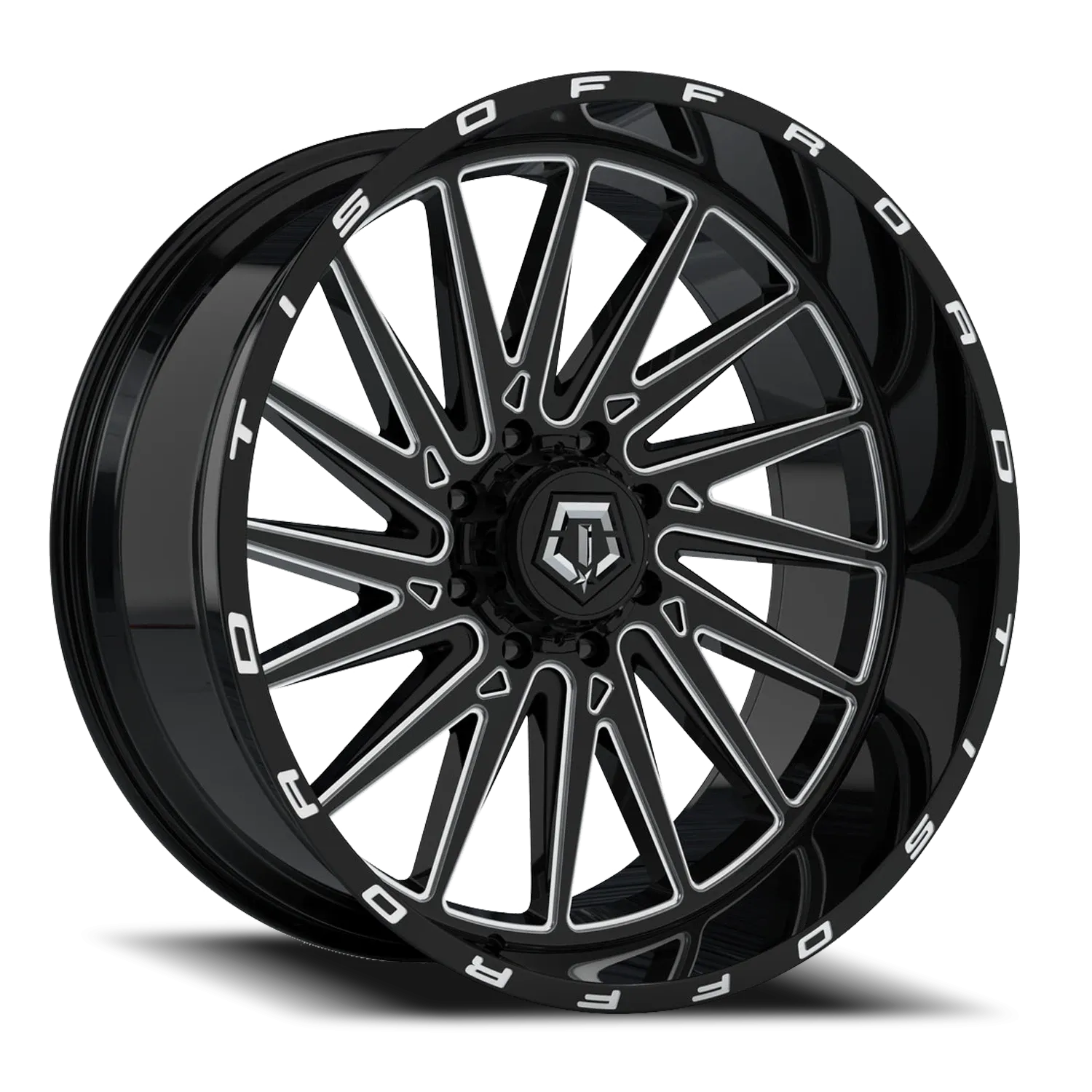 TIS 547BM 20X12 GLOSS BLACK