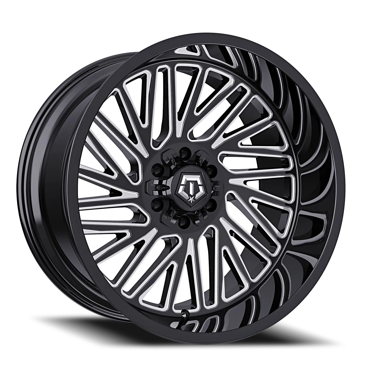 TIS 553BM 20X10 GLOSS BLACK
