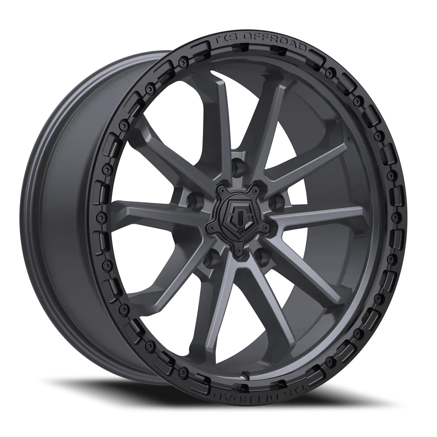 TIS 556AB 17x9 Gloss Black