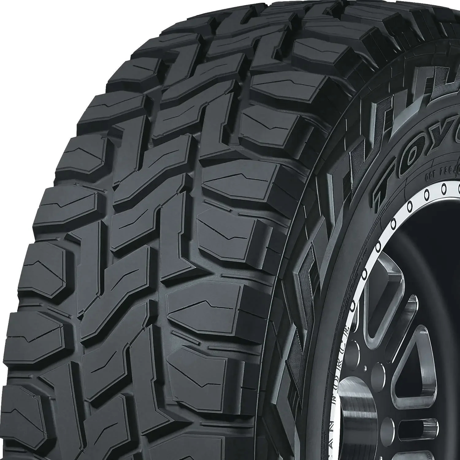 TIS 556BB 20X10 Matte Black w/Gloss Black Ring